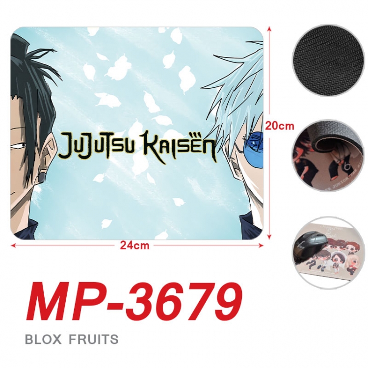 Jujutsu Kaisen Anime Full Color Printing Mouse Pad Unlocked 20X24cm price for 5 pcs