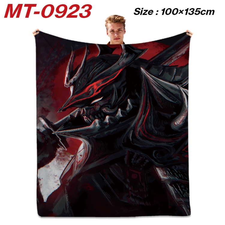 Berserk Anime flannel blanket air conditioner quilt double-sided printing 100x135cm