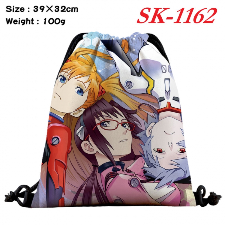 EVA cartoon Waterproof Nylon Full Color Drawstring Pocket 39x32cm