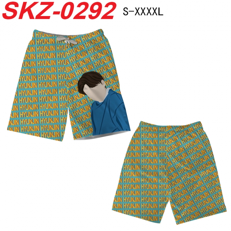 straykids Anime full-color digital printed beach shorts from S to 4XL  SKZ-0292