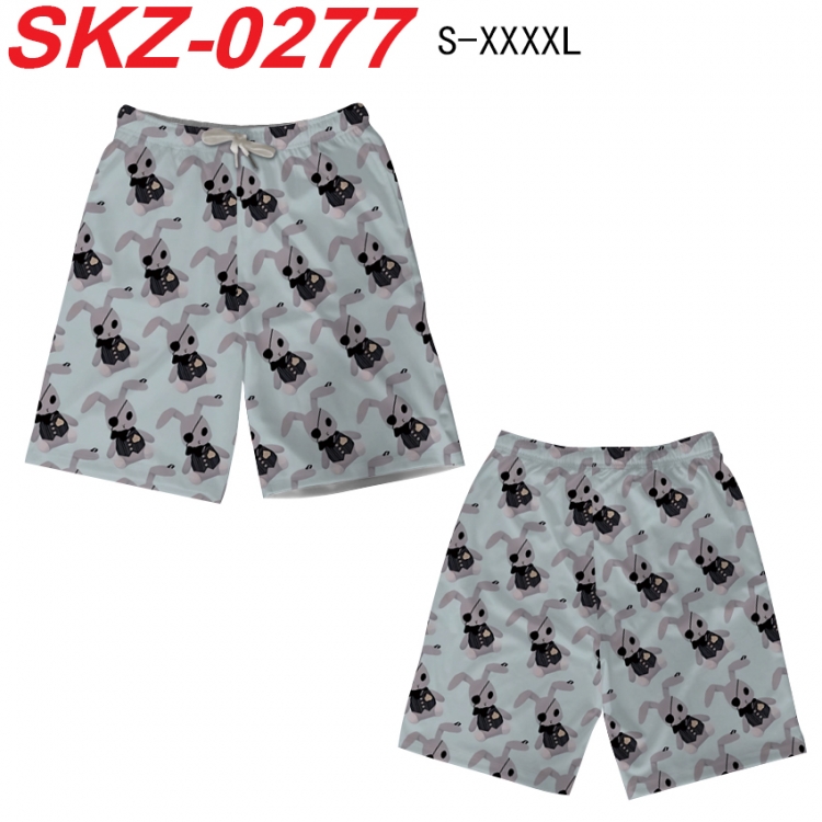 Kuroshitsuji Anime full-color digital printed beach shorts from S to 4XL