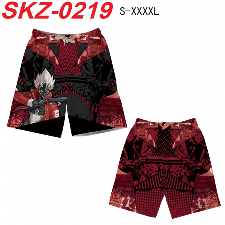 Zenless Zone Zero Anime full-color digital printed beach shorts from S to 4XL