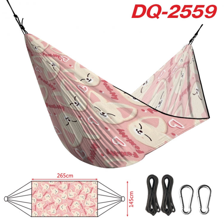 straykids  Outdoor full color watermark printing hammock 265x145cm DQ-2559