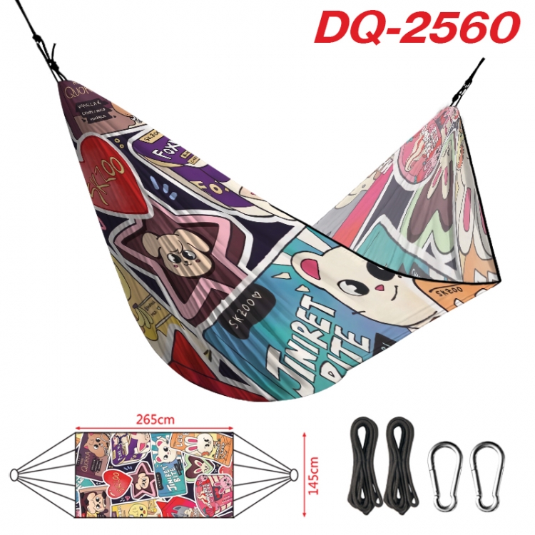 straykids  Outdoor full color watermark printing hammock 265x145cm   DQ-2560