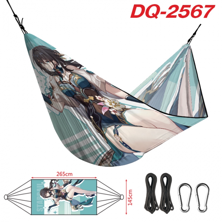 Honkai: Star Rail Outdoor full color watermark printing hammock 265x145cm   DQ-2567