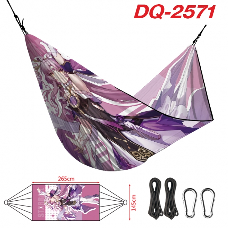 Honkai: Star Rail Outdoor full color watermark printing hammock 265x145cm   DQ-2571