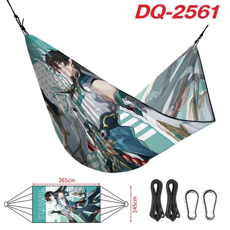 Honkai: Star Rail Outdoor full color watermark printing hammock 265x145cm   DQ-2561