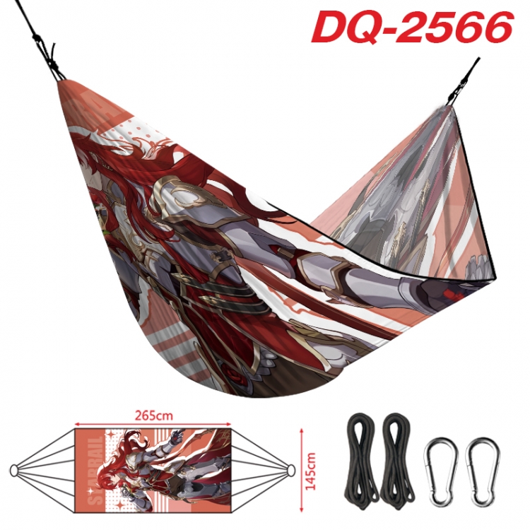 Honkai: Star Rail Outdoor full color watermark printing hammock 265x145cm  DQ-2566