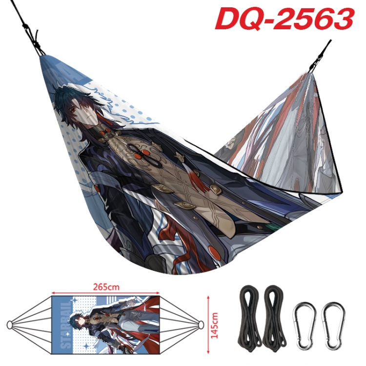 Honkai: Star Rail Outdoor full color watermark printing hammock 265x145cm  DQ-2563