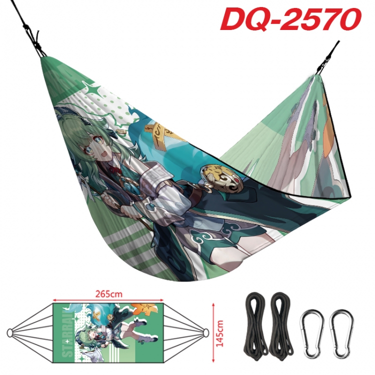 Honkai: Star Rail Outdoor full color watermark printing hammock 265x145cm  DQ-2570