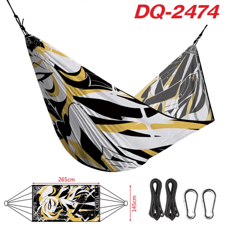 Hazbin Hotel Outdoor full color watermark printing hammock 265x145cm  DQ-2474