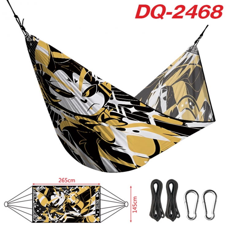 Hazbin Hotel Outdoor full color watermark printing hammock 265x145cm DQ-2468