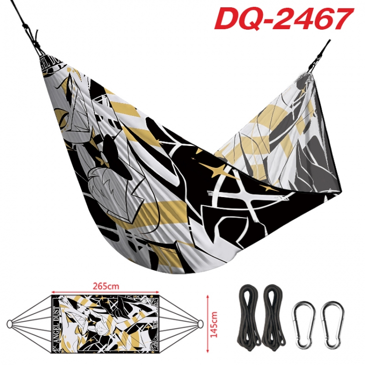 Hazbin Hotel Outdoor full color watermark printing hammock 265x145cm  DQ-2467