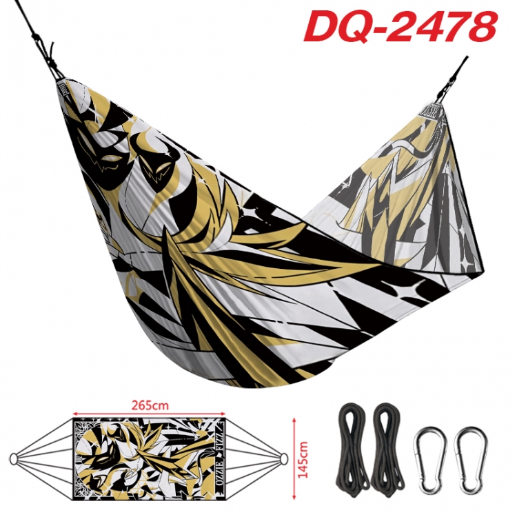 Hazbin Hotel Outdoor full color watermark printing hammock 265x145cm   DQ-2478