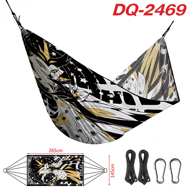 Hazbin Hotel Outdoor full color watermark printing hammock 265x145cm  DQ-2469