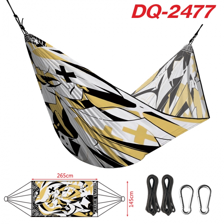 Hazbin Hotel Outdoor full color watermark printing hammock 265x145cm  DQ-2477