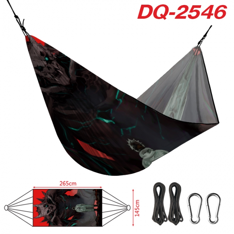 KAIJU NUMBER EIGHT Outdoor full color watermark printing hammock 265x145cm   DQ-2546