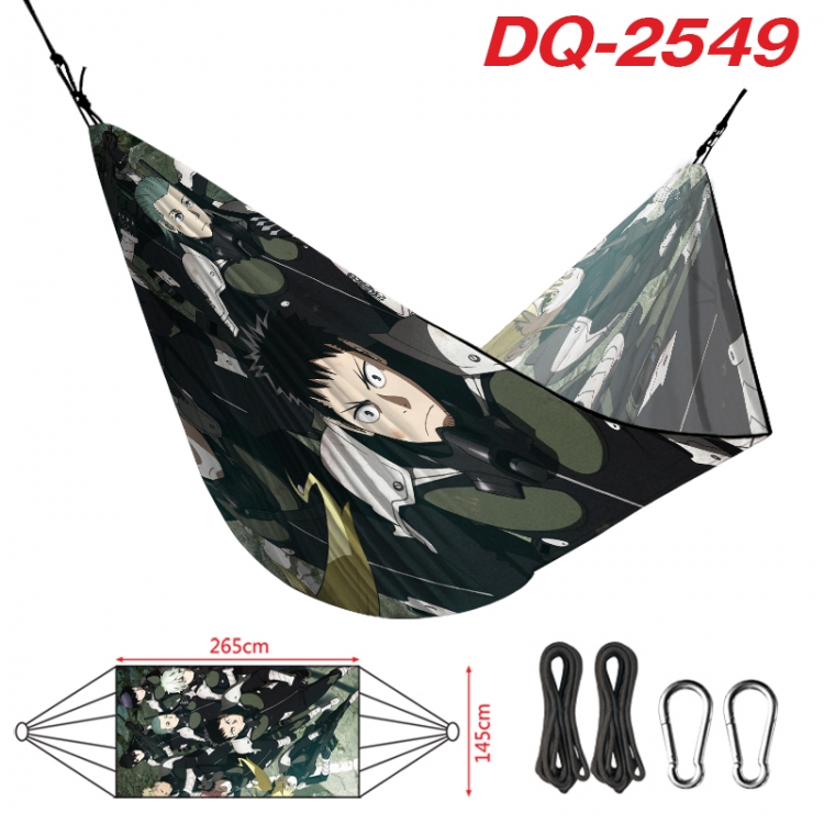 KAIJU NUMBER EIGHT Outdoor full color watermark printing hammock 265x145cm  DQ-2549