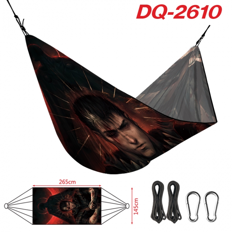 Berserk Outdoor full color watermark printing hammock 265x145cm DQ-2610