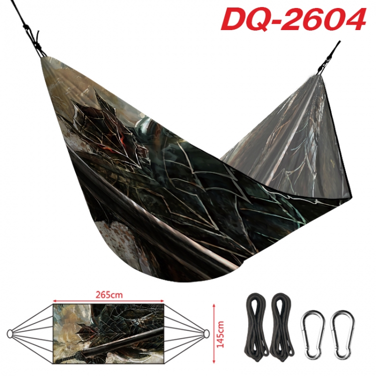 Berserk Outdoor full color watermark printing hammock 265x145cm DQ-2604