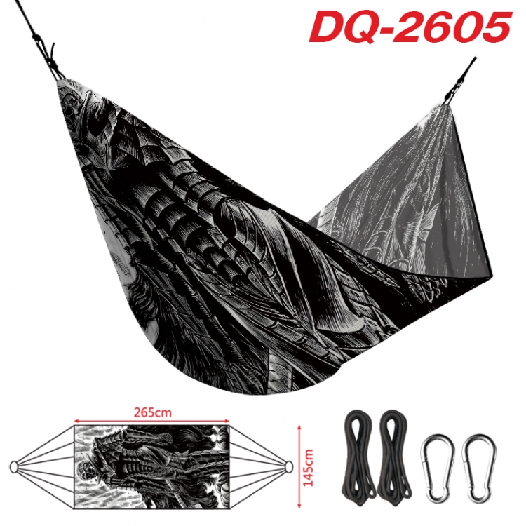 Berserk Outdoor full color watermark printing hammock 265x145cm DQ-2605