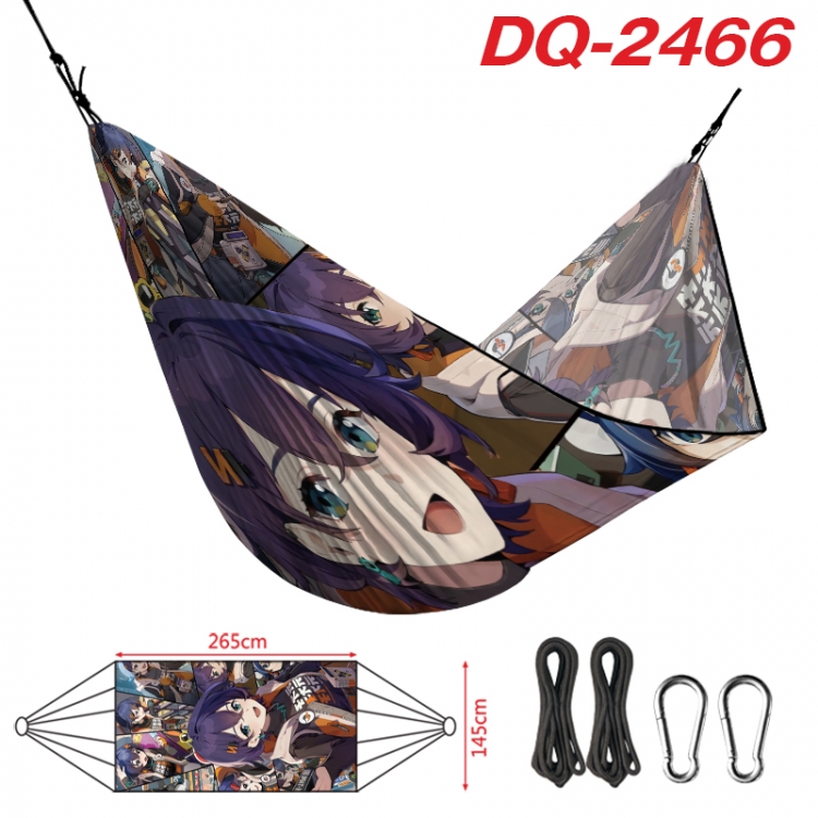 Zenless Zone Zero Outdoor full color watermark printing hammock 265x145cm   DQ-2466