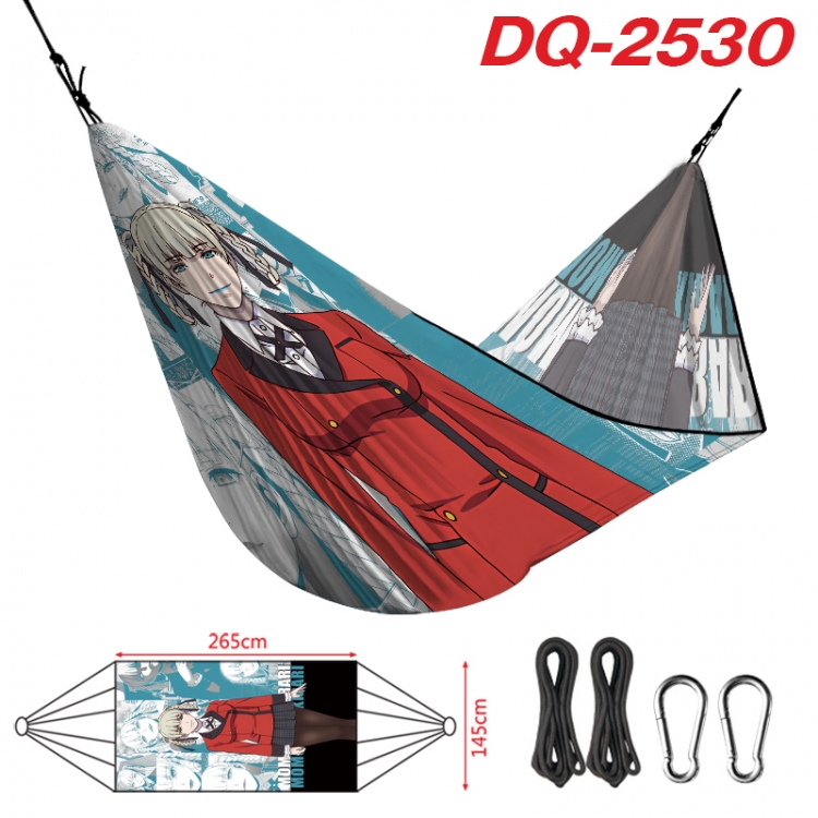 Kakegurui Outdoor full color watermark printing hammock 265x145cm  DQ-2530