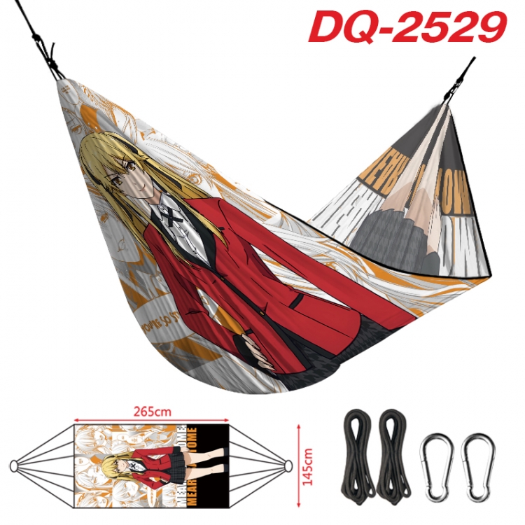 Kakegurui Outdoor full color watermark printing hammock 265x145cm  DQ-2529