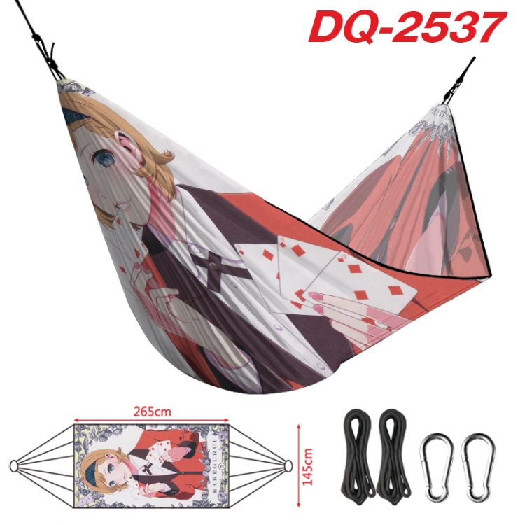 Kakegurui Outdoor full color watermark printing hammock 265x145cm DQ-2537