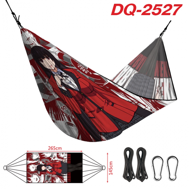 Kakegurui Outdoor full color watermark printing hammock 265x145cm  DQ-2527