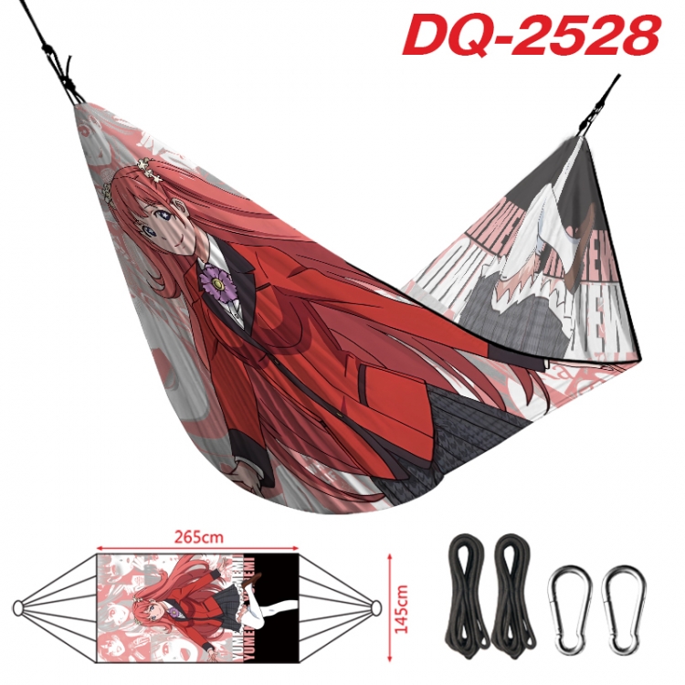 Kakegurui Outdoor full color watermark printing hammock 265x145cm DQ-2528