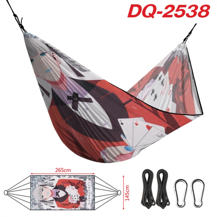 Kakegurui Outdoor full color watermark printing hammock 265x145cm DQ-2538