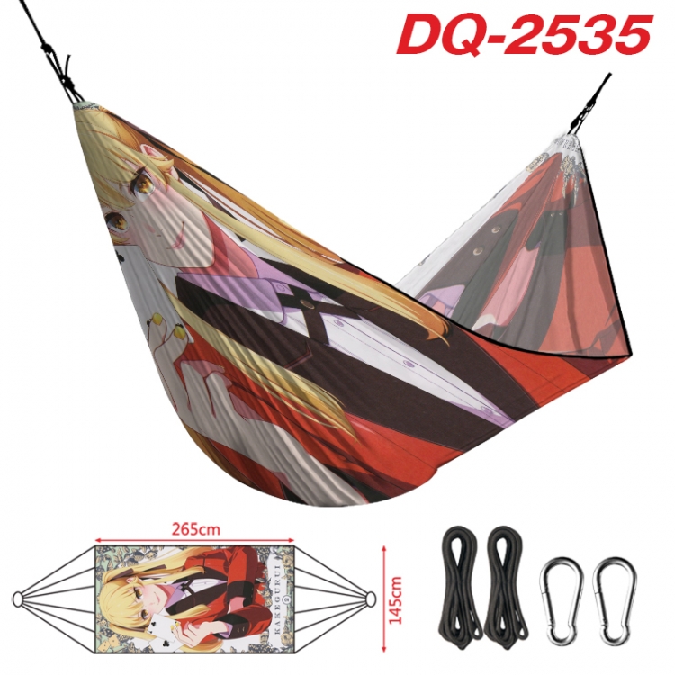 Kakegurui Outdoor full color watermark printing hammock 265x145cm  DQ-2535