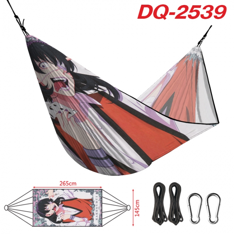 Kakegurui Outdoor full color watermark printing hammock 265x145cm 