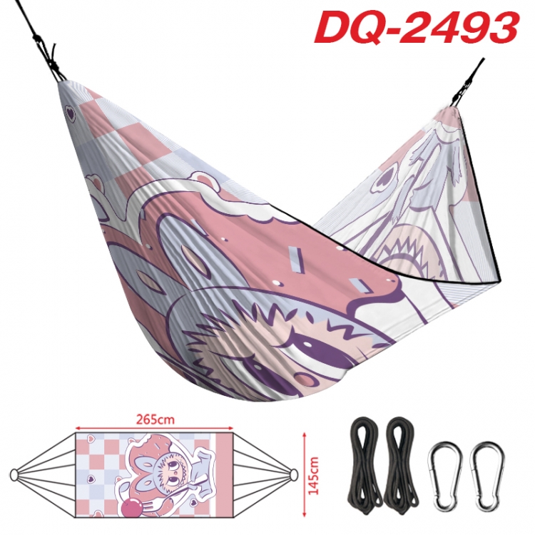 Labubu Outdoor full color watermark printing hammock 265x145cm DQ-2493