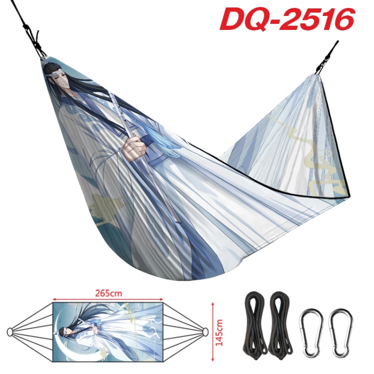 The wizard of the de Outdoor full color watermark printing hammock 265x145cm DQ-2516