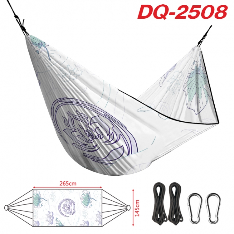 The wizard of the de Outdoor full color watermark printing hammock 265x145cm  DQ-2508