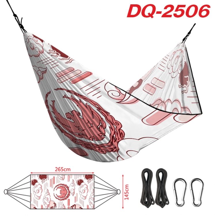 The wizard of the de Outdoor full color watermark printing hammock 265x145cm   DQ-2506