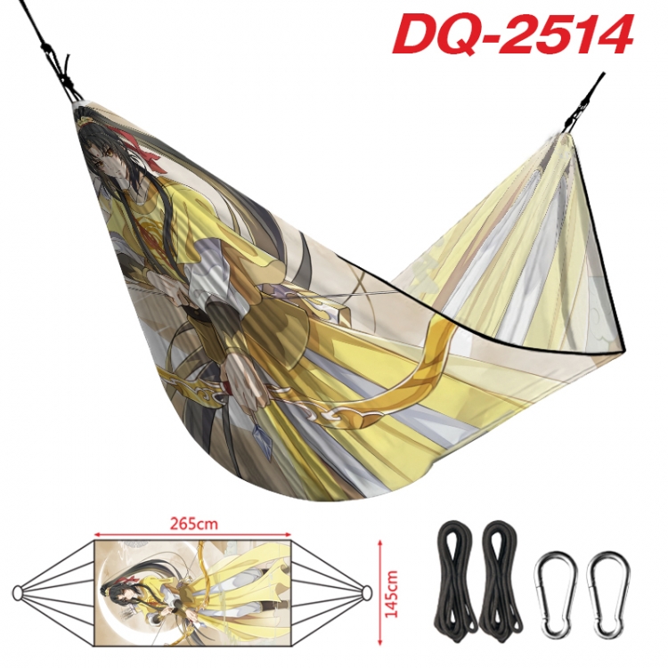 The wizard of the de Outdoor full color watermark printing hammock 265x145cm  DQ-2514