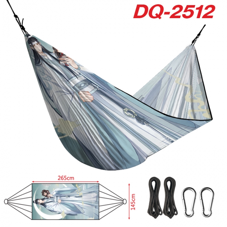 The wizard of the de Outdoor full color watermark printing hammock 265x145cm DQ-2512