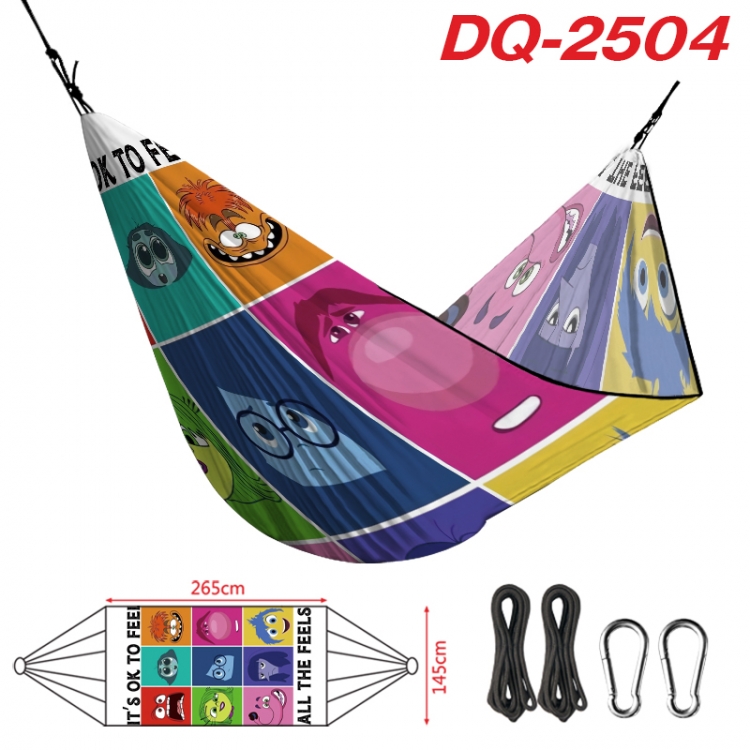 Inside Out  Outdoor full color watermark printing hammock 265x145cm   DQ-2504