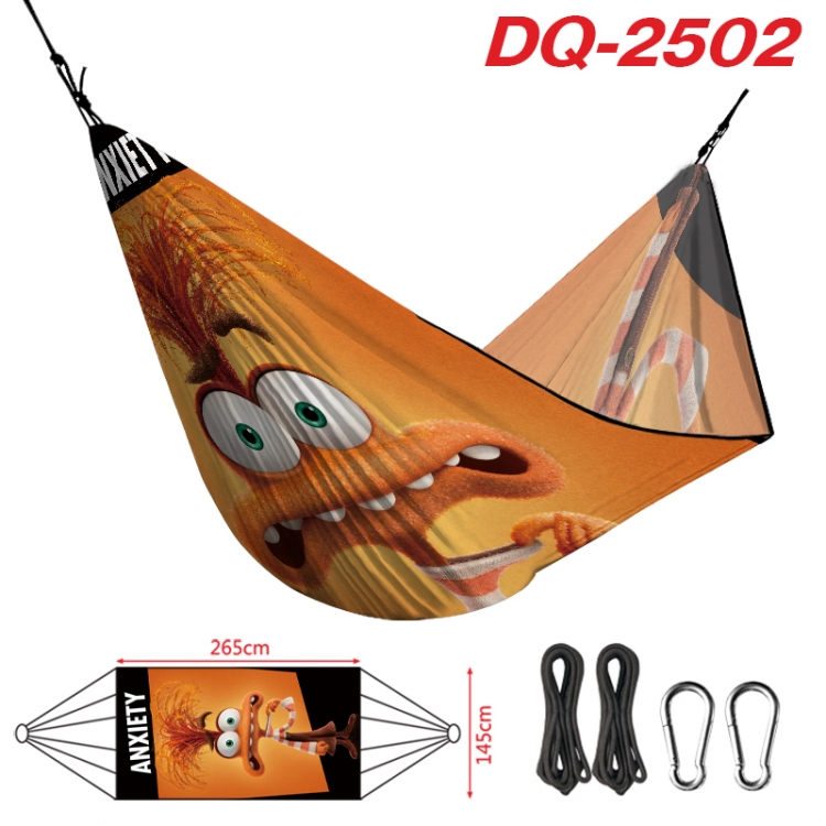 Inside Out  Outdoor full color watermark printing hammock 265x145cm   DQ-2502