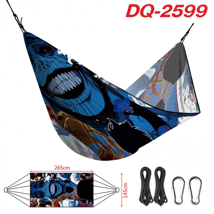 Solo Leveling:Arise Outdoor full color watermark printing hammock 265x145cm  DQ-2599