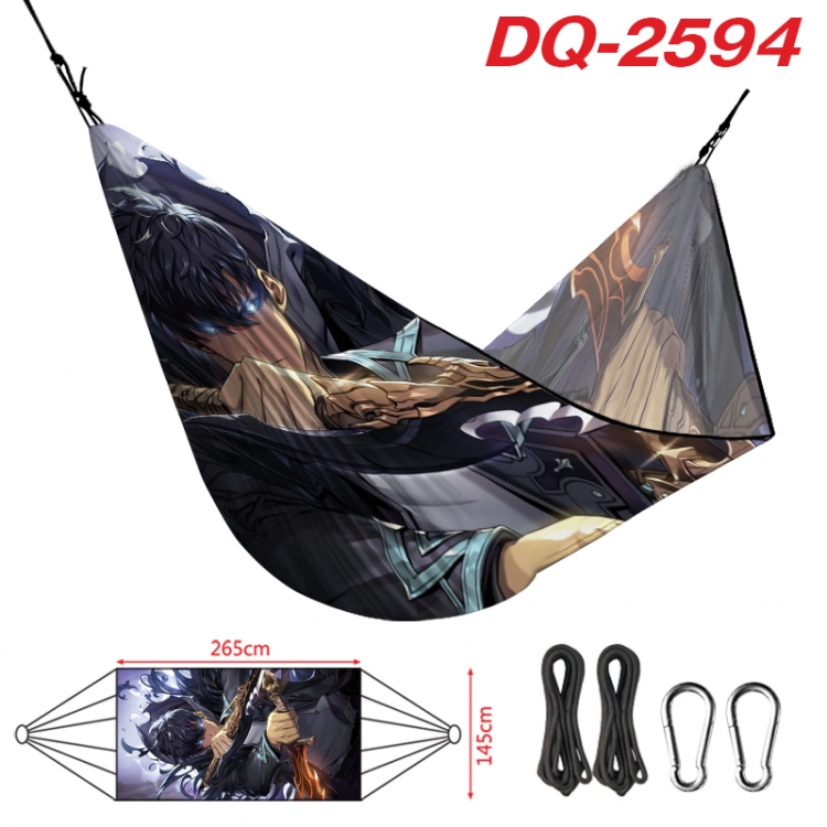 Solo Leveling:Arise Outdoor full color watermark printing hammock 265x145cm   DQ-2594