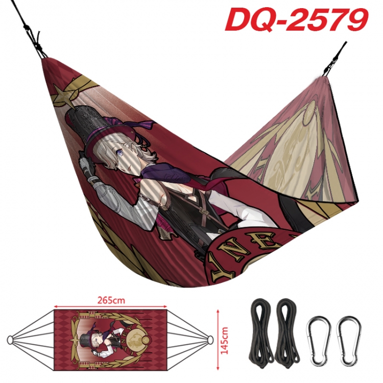 Genshin Impact Outdoor full color watermark printing hammock 265x145cm  DQ-2579