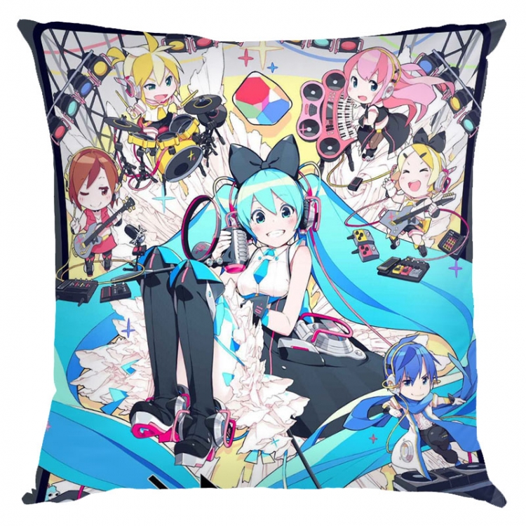 Hatsune Miku  Anime square full-color pillow cushion 45X45CM NO FILLING   C3-33