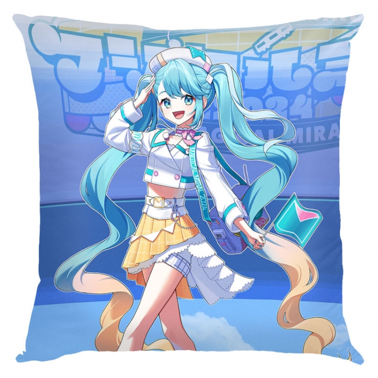 Hatsune Miku  Anime square full-color pillow cushion 45X45CM NO FILLING  C3-103