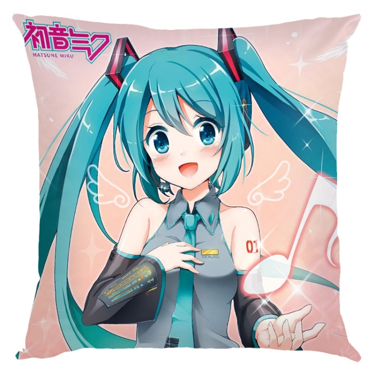 Hatsune Miku  Anime square full-color pillow cushion 45X45CM NO FILLING C3-71