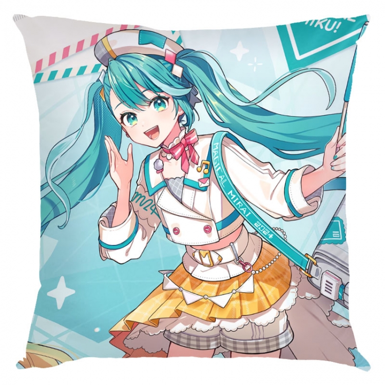 Hatsune Miku  Anime square full-color pillow cushion 45X45CM NO FILLING   C3-3