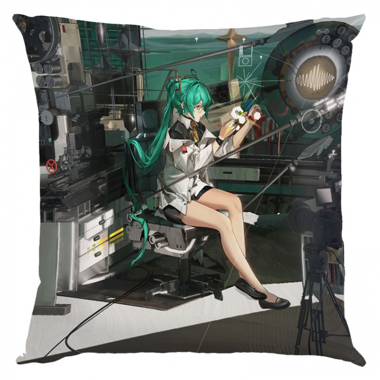 Hatsune Miku  Anime square full-color pillow cushion 45X45CM NO FILLING  C3-144